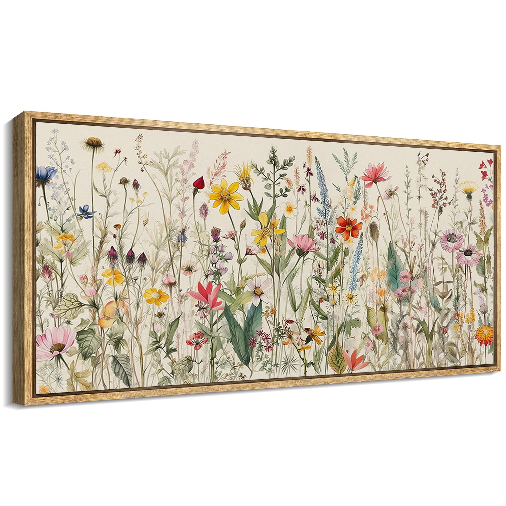 Amazon.com: MUDECOR Extra Large Framed Canvas Print Wall Art Vintage ...