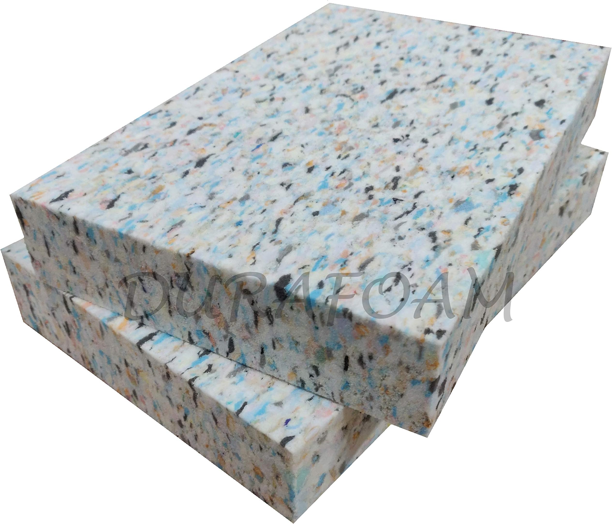 DURAFOAMFoam Yoga Blocks - High-Density Recon Foam - Designed to be Slightly Softer than other Blocks for Extra-Comfort (Pack of 2)