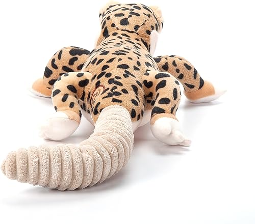 Miniatura 3 de The Petting Zoo Peluche de leopardo Gecko, regalos para niños, animales salvajes del zoológico Onez, juguete de peluche de leopardo Gecko de 24
