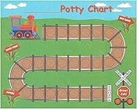 Vista 9 de Tabla de entrenamiento para ir al baño – Tabla de incentivos de calcomanías para niños pequeños – Diseño temático de tren e incentivos