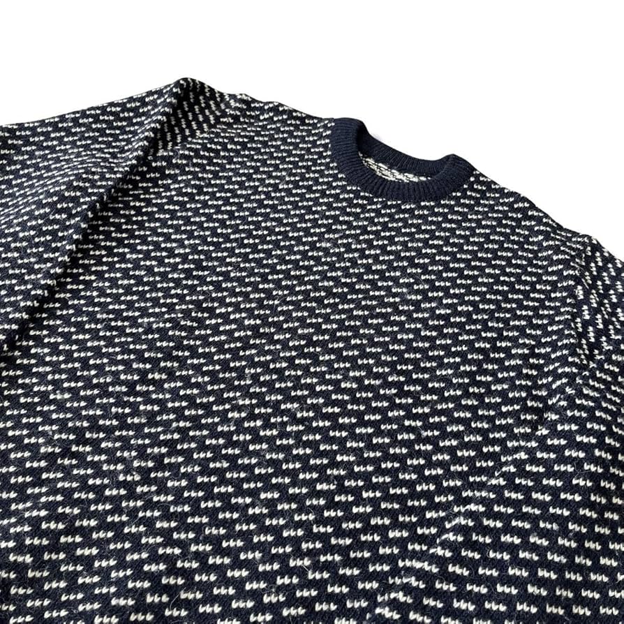 美品　80s ノルウェー製　LLBean　エルエルビーン　バーズアイニット ad09c5e960ac17fee7307bbca0ab68