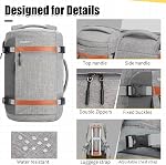 42L Travel Backpack with 4 Packing Cubes, Flight Approved Carry-On Bag, Weekender Business Backpack, Fits 17.3"