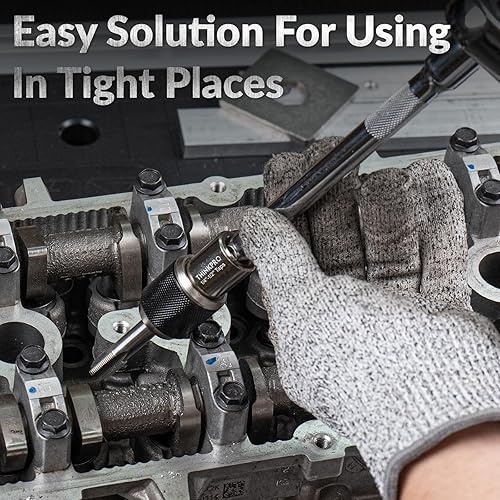 Miniatura 6 de Juego de 2 llaves de trinquete con mandíbulas ajustables, soporte de grifo de 3/8 pulgadas para espacios reducidos, compatible con grifos,