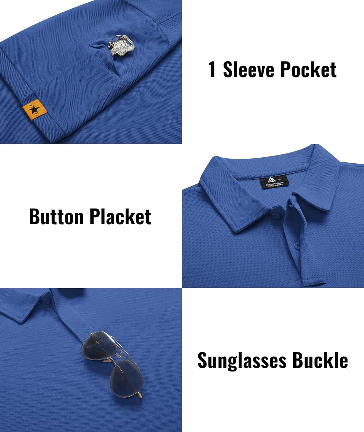 SCODI 5 Pack Mens Polo Shirts Short Sleeve Athletic Golf Polo Shirt for Men Casual Collared Summer Multipack T-Shirts - Image 3