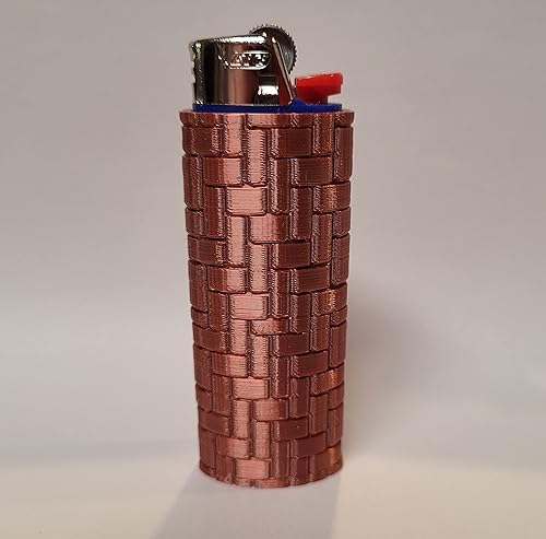 Vista 2 de Abstract Tile Art Lighter Case (Shiny Purple)