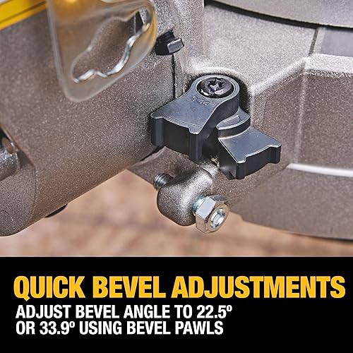 Miniatura 9 de DEWALT Kit de sierra de inglete deslizante de doble bisel de 20V MAX XR de 12 pulgadas (DCS785WW1)