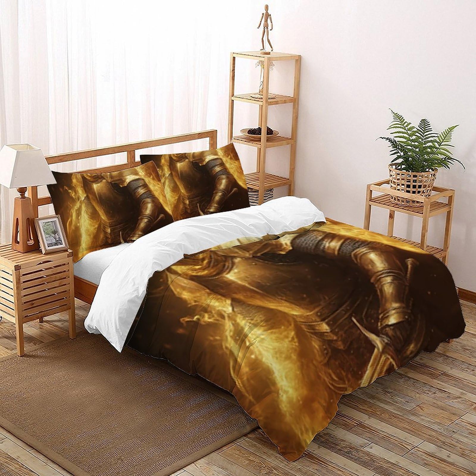 Housse de couette facile d'entretien et douce 260x220cm pour lit enfant