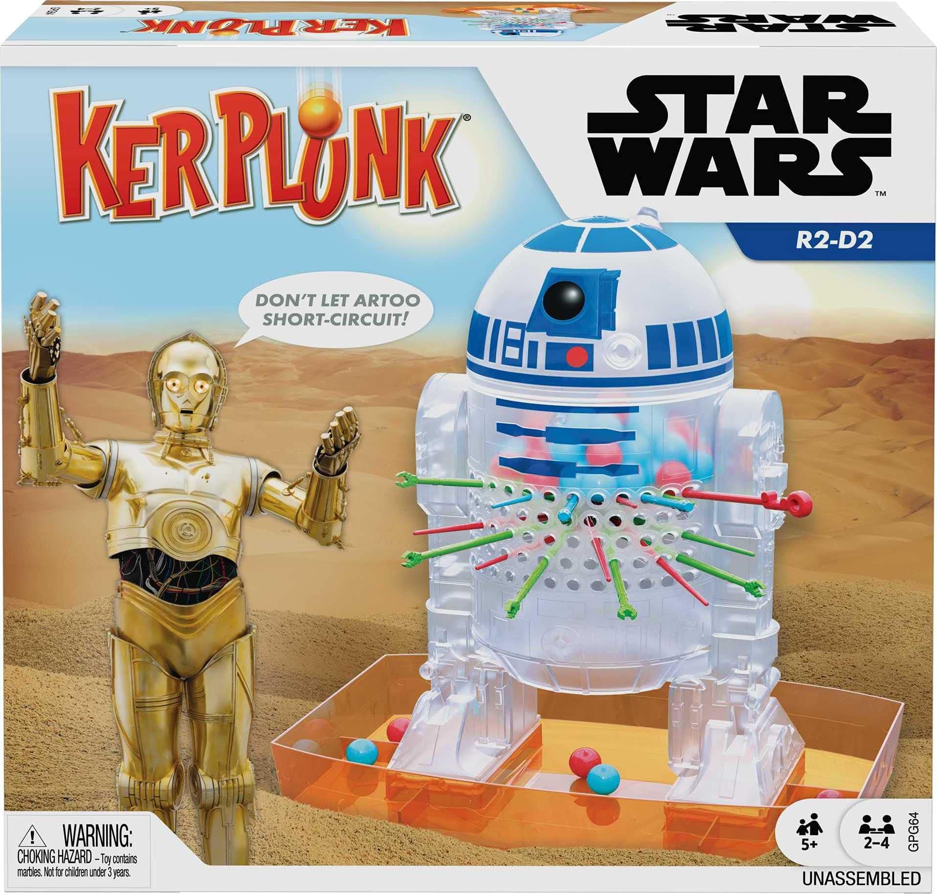 Kerplunk Star Wars Marble-Dropping Kids Game for 2 to 4 Players, Gift for Ages 5 Years Old & Up