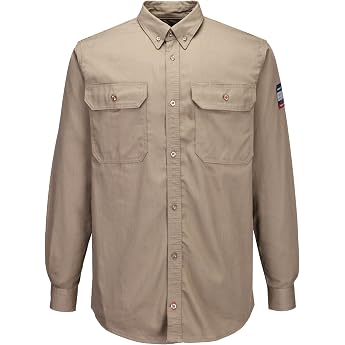 Portwest Bizflame 88/12 Shirt FR89KHRL L Khaki