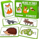 QUOKKA Toddler Puzzles Ages 2-4 – 100% Self-Correcting 16 Matching Pairs of Fruits Veggies – Educational Toddler Puzzles Ages 1-3 with 32 Pieces - Memory Matching Games for 3-5 Years Old Boys & Girls