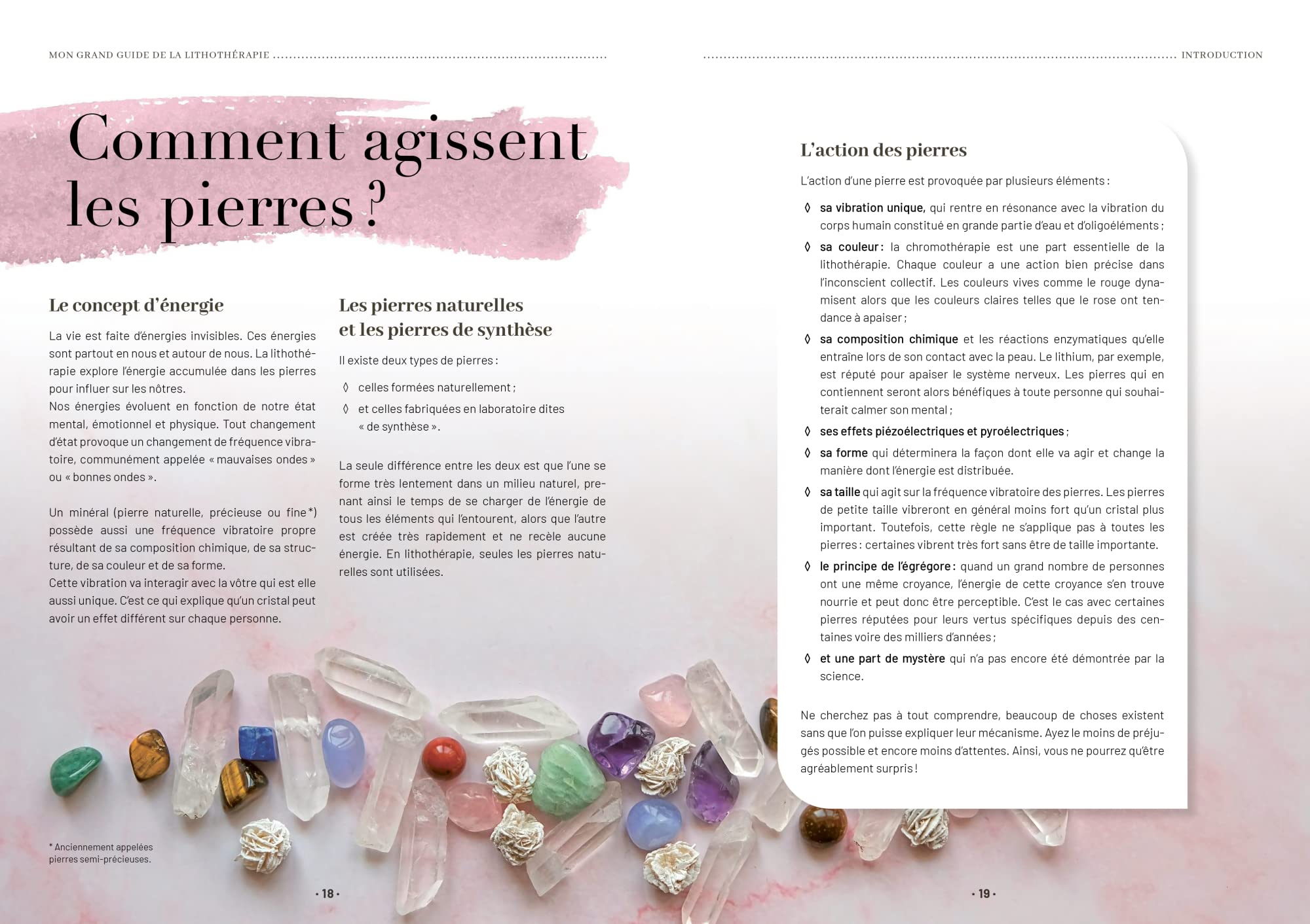 Mon grand guide de lithothérapie: Tout pour comprendre et utiliser les pierres au quotidien