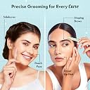 Plush Swipe Reusable Face Razor for Woman | Pack of 2 | Adjustable Blade for Precision & Full Shave | Dual Lock Long Lasting Technology | For Eyebrows, Upper Lip, Forehead, Peach Fuzz, Chin & Sideburns| Travel-Friendly & Safe | Instant & Painless Hair Removal For Women gallery image