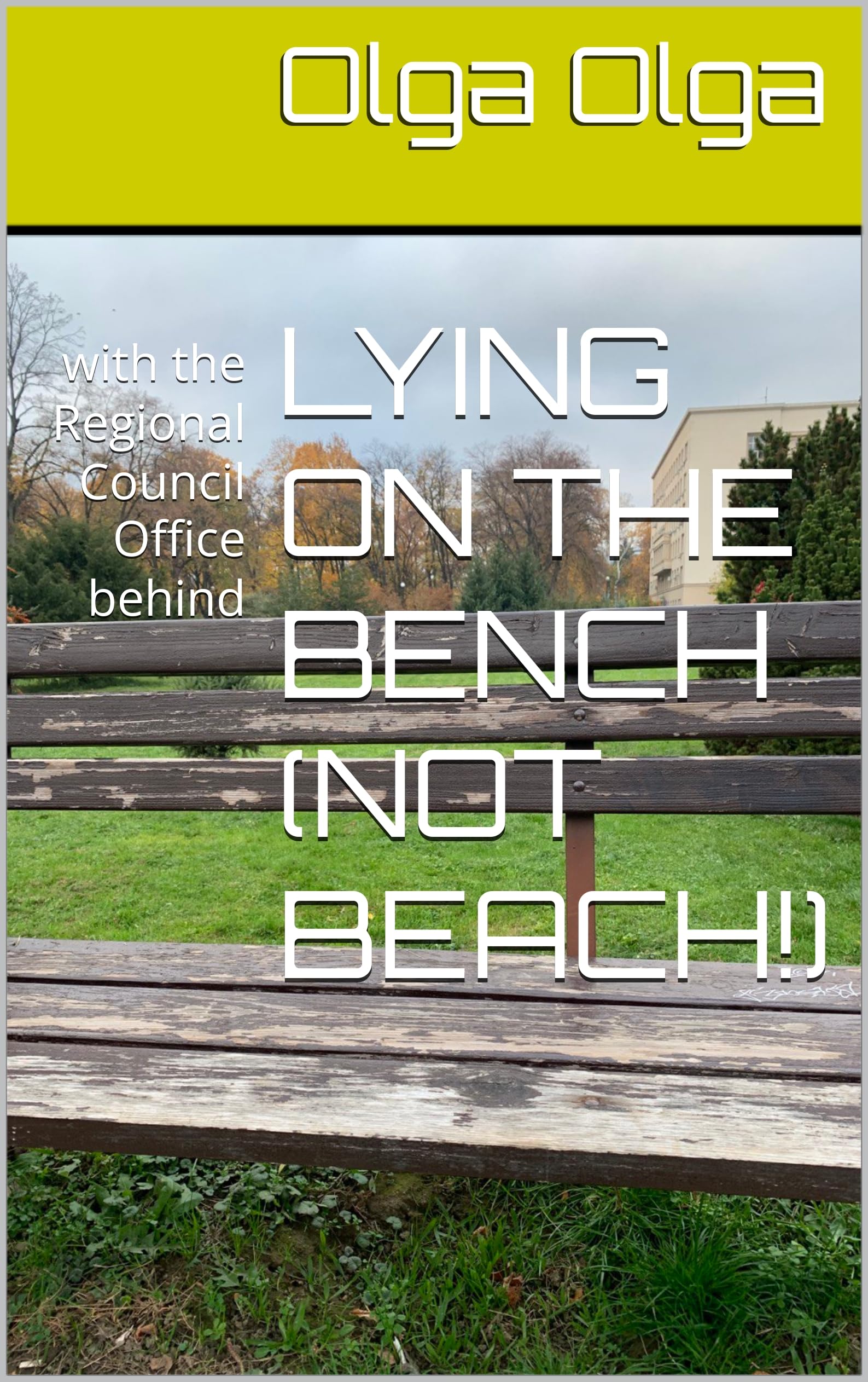LYING ON THE BENCH (NOT BEACH!): with the Regional Council Office behind (English Edition)