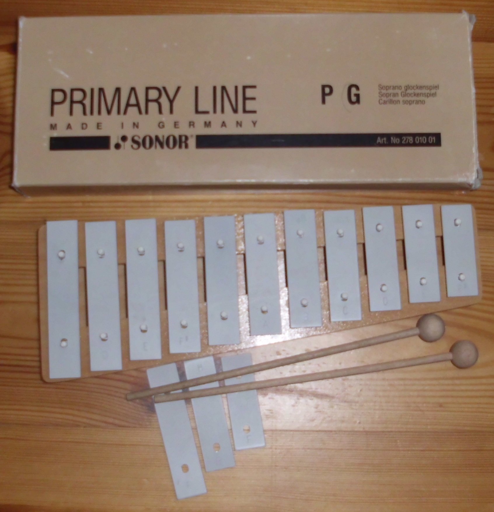 Sonor Soprano bambini della campana gioco Primary con legno di faggio