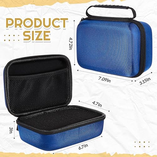 Miniatura 2 de Funda rígida de EVA con espuma personalizable de 7.1 x 4.7 x 3.1 pulgadas, funda protectora de transporte de EVA a prueba de golpes para exteriores,