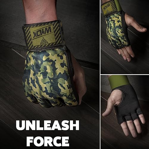 Miniatura 6 de Guantes interiores de boxeo, vendajes acolchados elásticos de gel debajo de los manoplas, soporte largo de muñeca para entrenamiento de artes