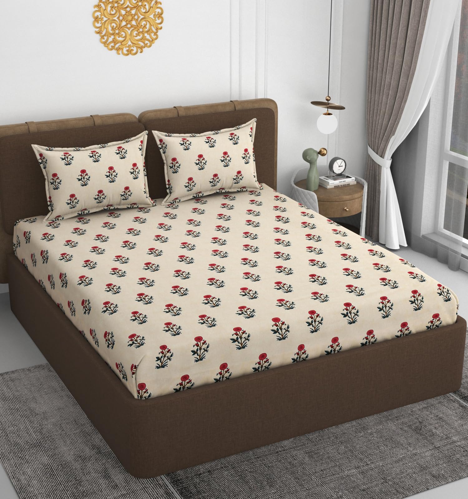 See full amazon price history chart for VOMZER 320 TC Cotton Feel All Around Elastic Fitted Queen Size Bedsheets, Supersoft Elastic Fitted Double Bedsheet with 2 Pillow Covers, Size 60x78x8 Inches (Beige) VOMZER 320 TC Cotton Feel All Around Elastic Fitted Queen Size Bedsheets, Supersoft Elastic Fitted Double Bedsheet with 2 Pillow Covers, Size 60x78x8 Inches (Beige) (B0DG2WB9C7) Amazon Price History, Amazon Price Tracker