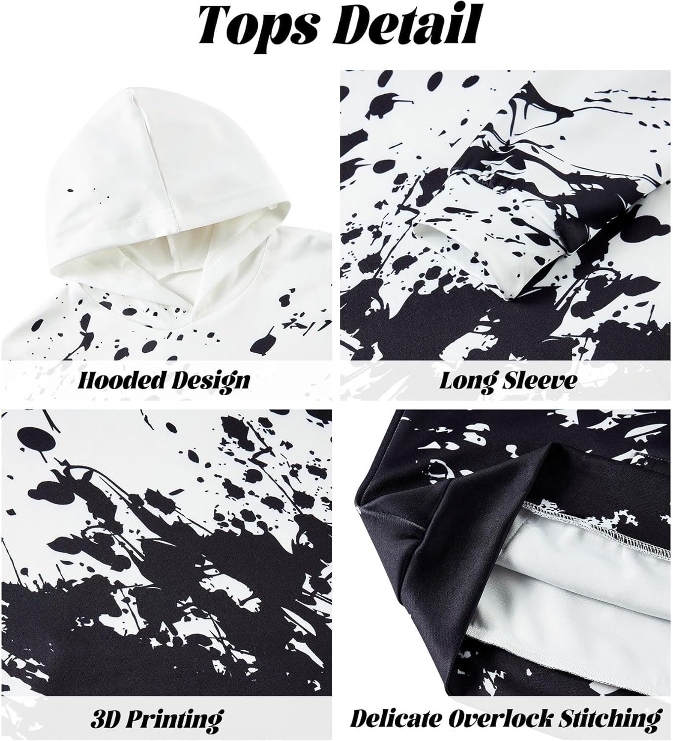 Belovecol Boys Hoodie Pant Set 3D Print Hooded Sweatshirt Sweatpant Suit 2 Piece Clothing Set for 5-14 Years - Image 4