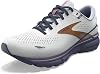 Brooks Womens Ghost 15 Neutral Running Shoe, Spa BlueNeoCopper, 5 Wide