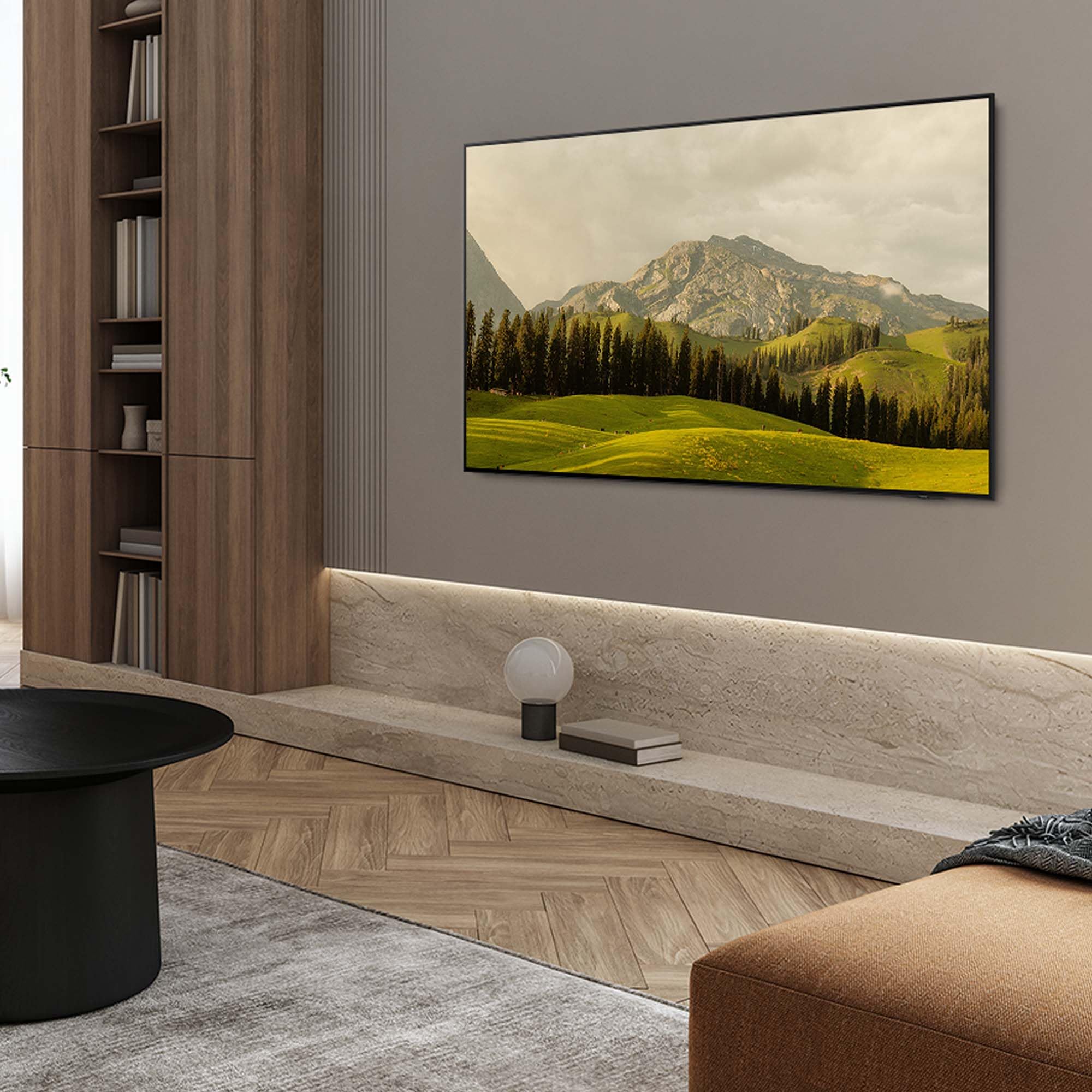 Samsung OLED 4K Vision AI Smart TV 65'' QE65S85FAEXZT, NQ4 AI Gen2 Processor, 4K AI Upscaling, Glare Free, Dolby Atmos & OTS Lite, Contour Design,PACCHETTO INTRATTENIMENTO, 2025