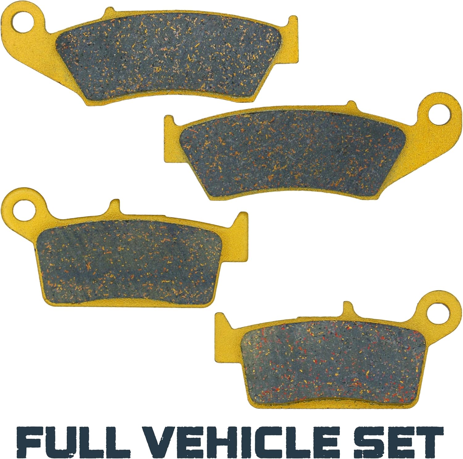 Traild Ceramic Brake Pad Set for Kawasaki KX125/KX250/KX500 1995-2007 Front & Rear