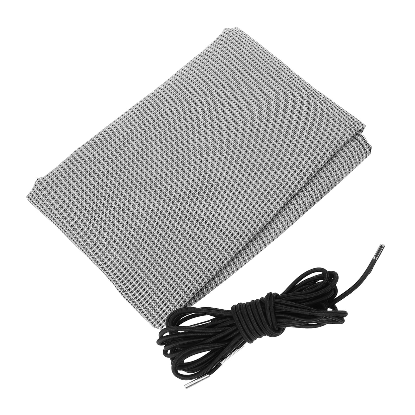 Tissu de réparation pour chaise longue pliant gris clair
