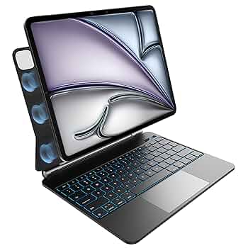 iPadアクセサリー iPad pro 12.9 magnetic keyboard case Amazon.com: typecase Keyboard Case for iPad Air 13(M3 2025