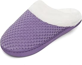 Mishansha Chaussons Homme Femme Mémoire Mousse Pantoufles Hiver Intérieure Slippers