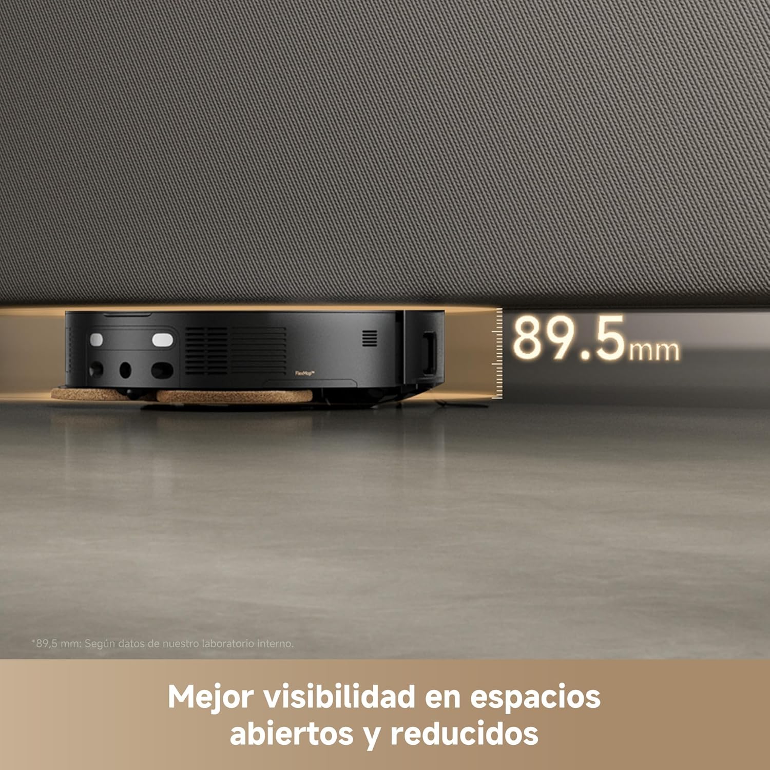 Mova Mobius 60 Robot Aspirador, Sistema MopSwap, 30000 Pa Succión, Salta Obstáculos 8 cm, Navegación FlexScope, Limpieza con Calor PTC 100°C, para Hogares con Mascotas 9