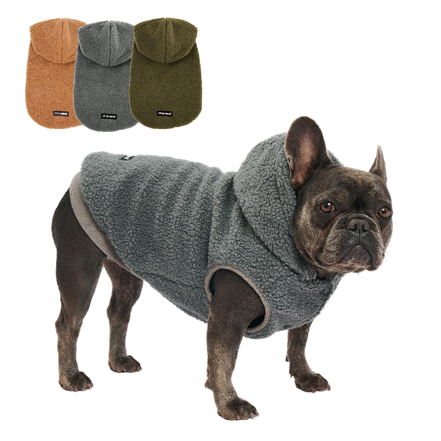 Tuff Pupper Fleece Dog Hoodie Sweater