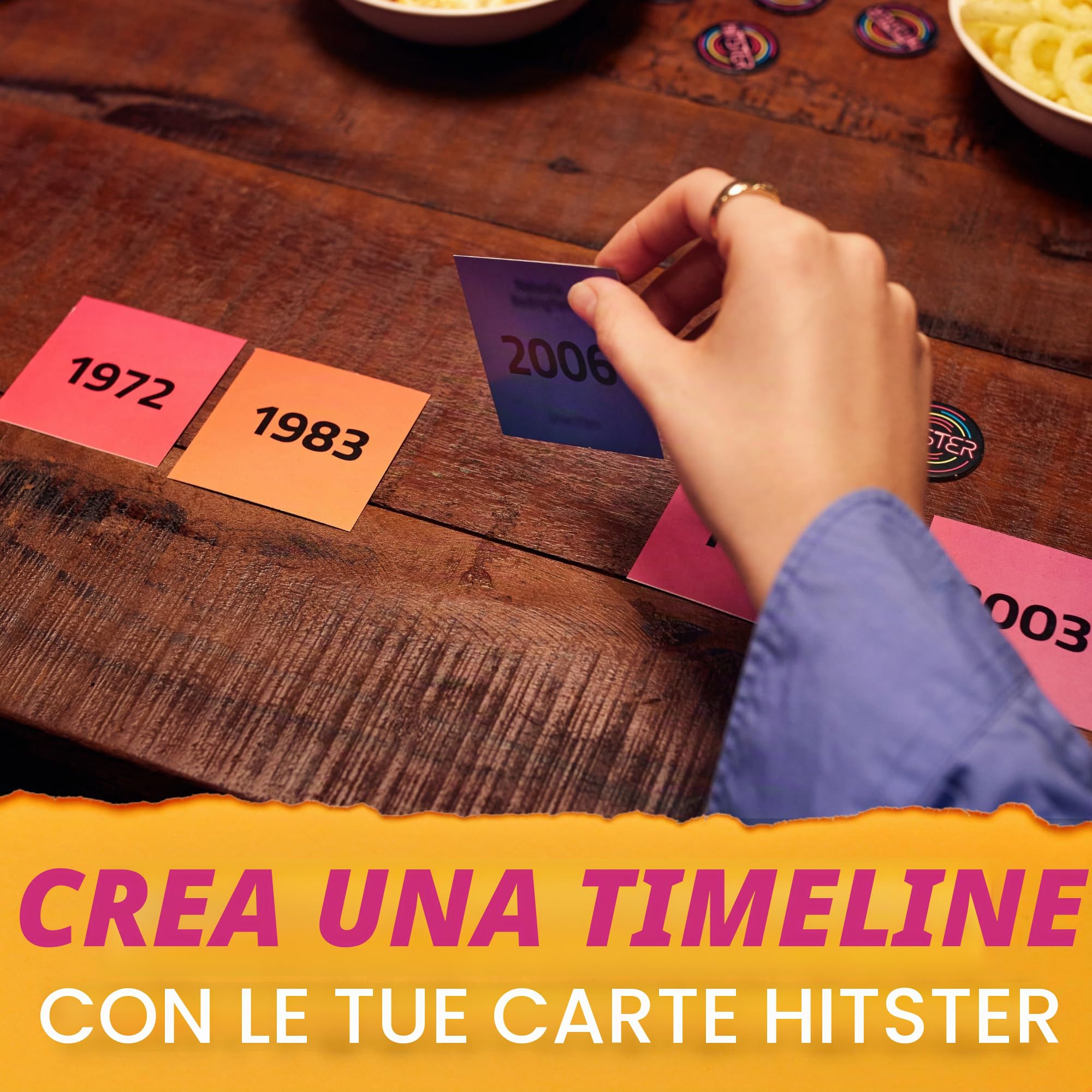 Hitster Guilty Pleasures - Gioco da tavolo per feste musicali, carte e quiz per i tuoi brani più amati e di formaggio, oltre 300 nuove canzoni, Guess the Song, Year & Artist - Giochi per adulti e