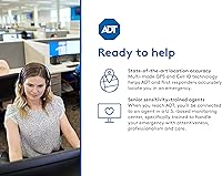 Vista 8 de ADT - Sistema de alerta médica móvil para personas mayores - Capacidades GPS, botón de pánico impermeable incluido, monitoreo basado en EE. UU. 24/7