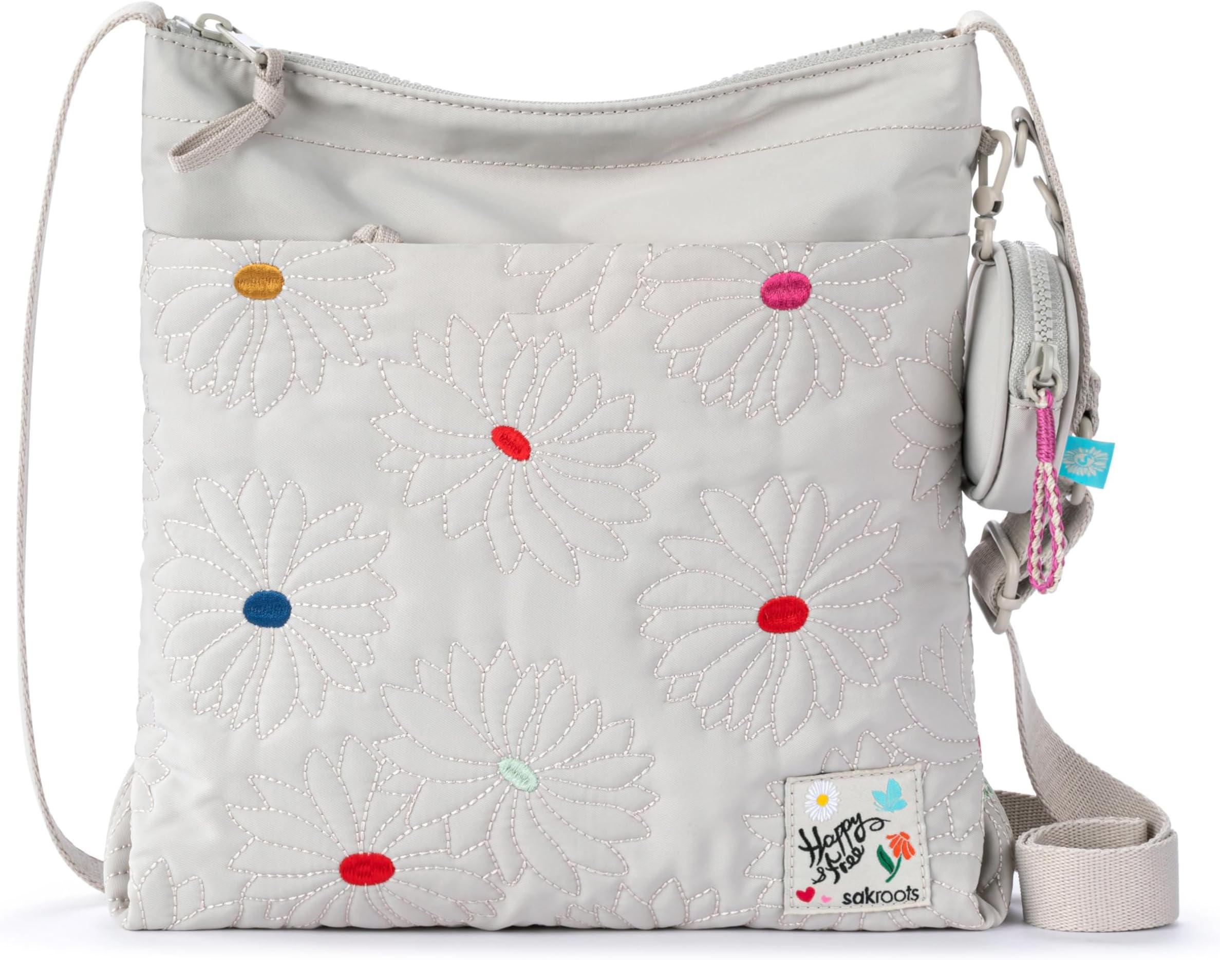 The Sak Basic Crossbody Purse - Cross Body Handbag For Everyday & Travel - Zipper Closure & Adjustable Strap