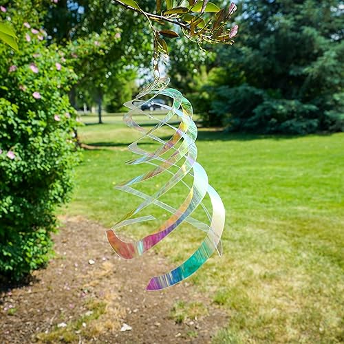 Miniatura 30 de In the Breeze Mylar Spinner Silver Sparkle Sparkle Sprite — 32 pulgadas de largo Sprite plateado brillante