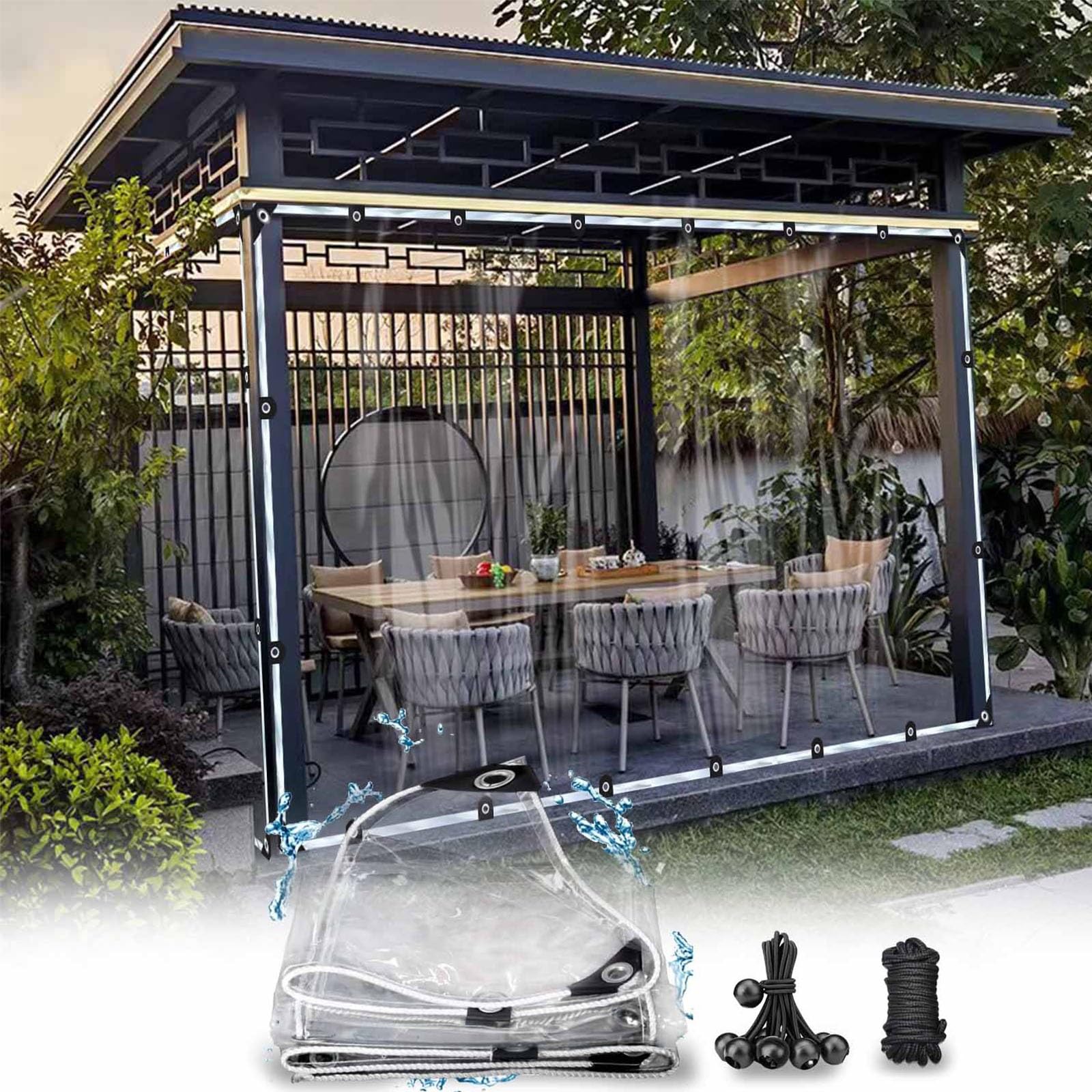 Amazon.com: 15X35 Clear Tarps Heavy Duty Waterproof Plastic