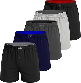 Anthony Jackson%100 Pamuk 5'li Kutu Premium Havlu Bel Erkek Boxer Valerio