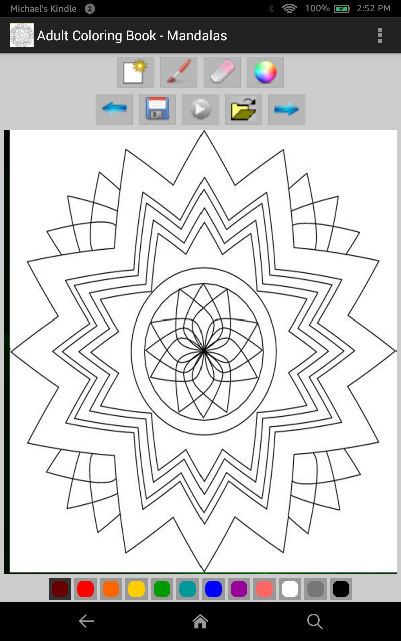 Adult Coloring Book - Mandalas - App on Amazon Appstore