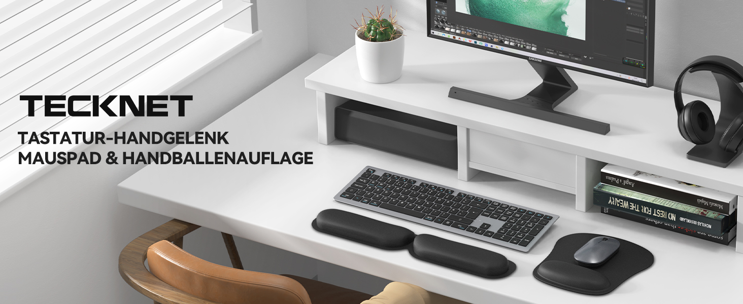 Gel Handgelenkauflage Set Für Tastatur & Maus - Ergonomisch, Wasserdicht, Rutschfest