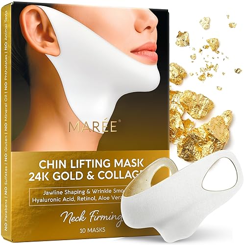 MAREE Chin Strap V Line Lifting Mask - 24K Gold