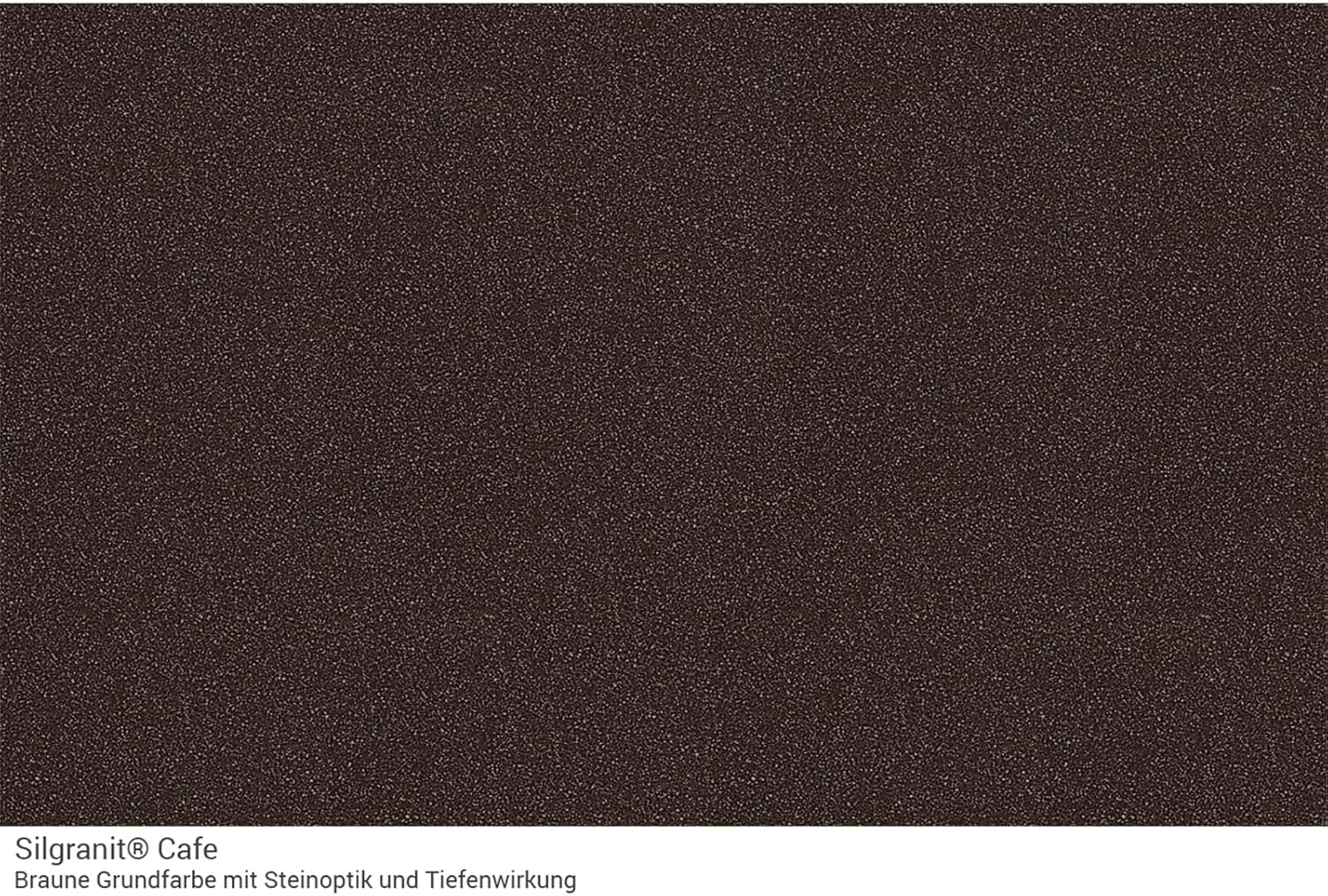 Close-up texture of Silgranit Cafe material