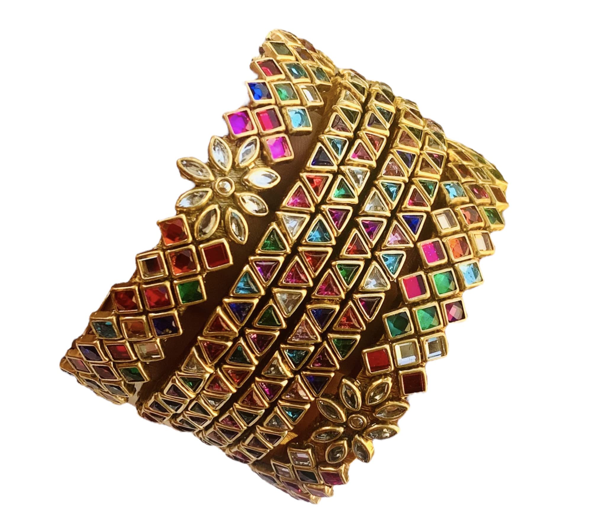 Silk Thread Kundan Bangles for Women (2.8) (B0C3MCZNLN) Amazon Price History, Amazon Price Tracker