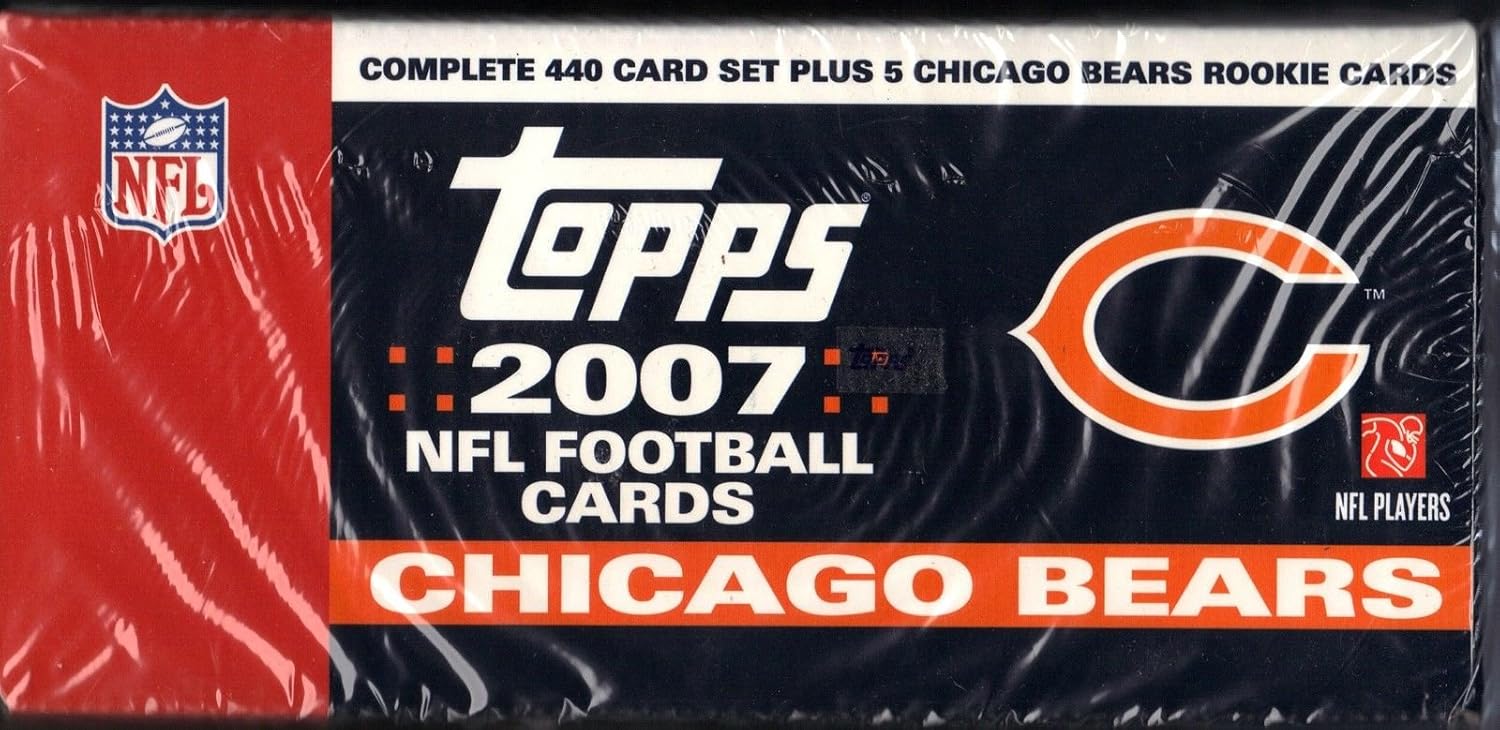 2007 TOPPS FOOTBALL FACTORY SEALED COMPLETE SET 440 CARDS CHICAGO BEARS LIMITED EDITION