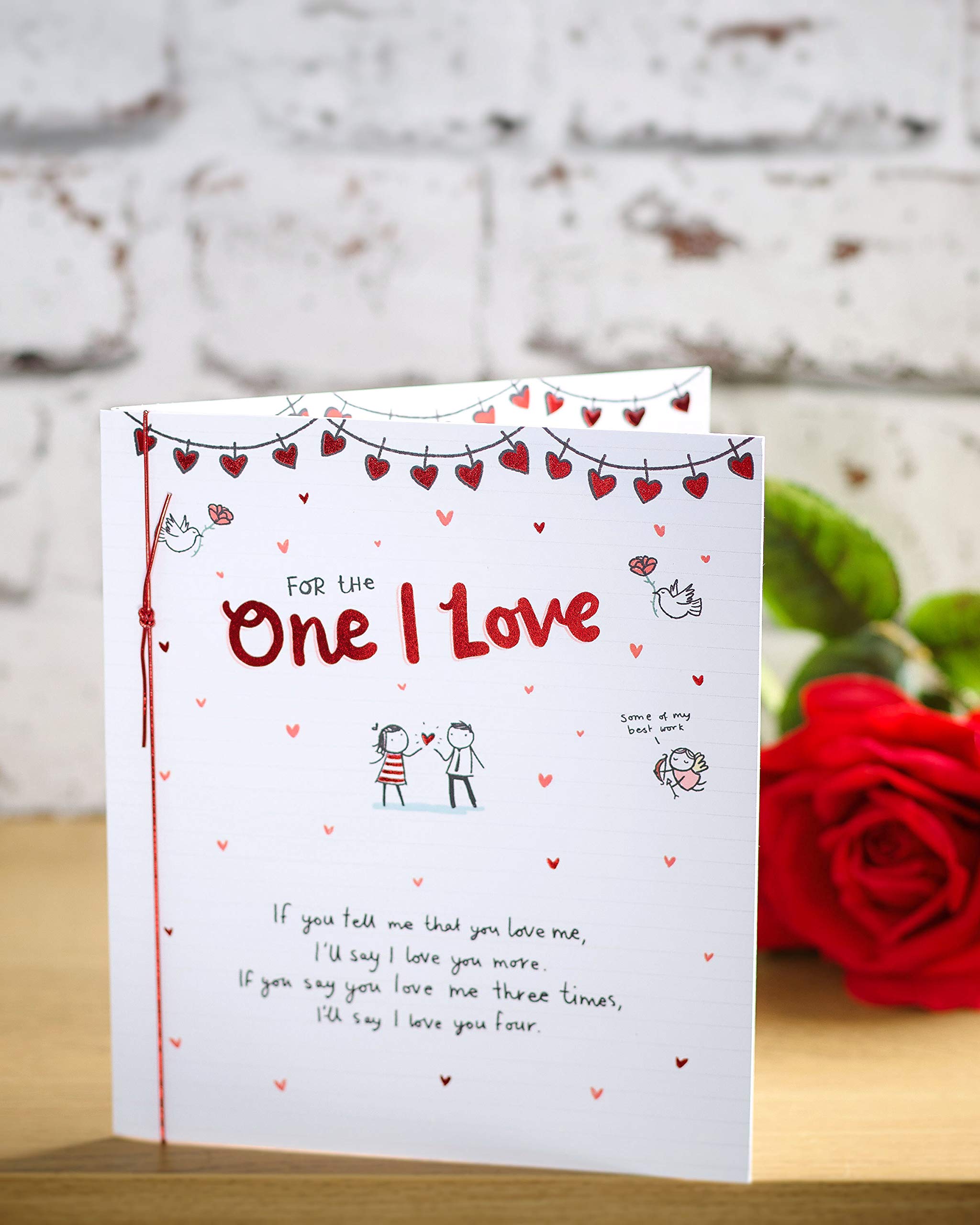 Punkcards - Biglietto di San Valentino, biglietto di San Valentino per lei, biglietto di San Valentino per lei, biglietto di San Valentino per lui realizzato nel Regno Unito