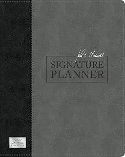 John C. Maxwell Signature Planner (Gray/Black LeatherLuxe®)