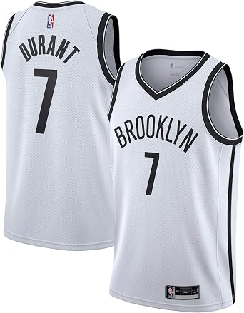 Outerstuff Kevin Durant Brooklyn Nets White #7 Youth 8-20 Alternate Edition Swingman Player Jersey