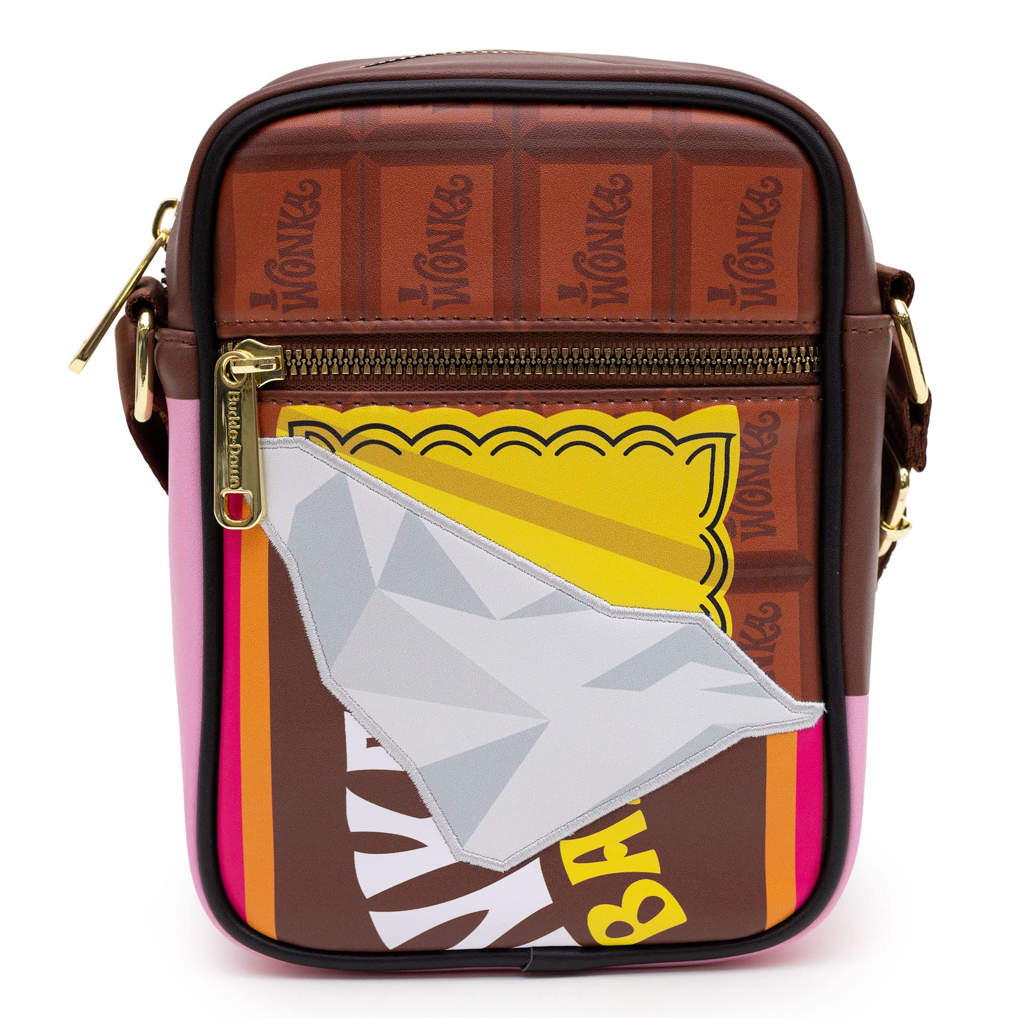 Amazon.com: Willy Wonka Bag Wallet, Crossbody, Golden Ticket
