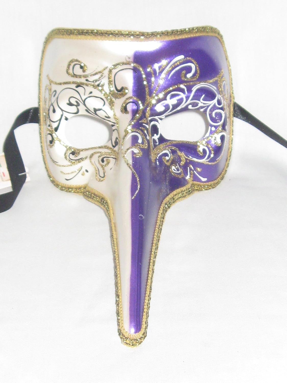 Purple Nasone New Lillo Venetian Nose Mask