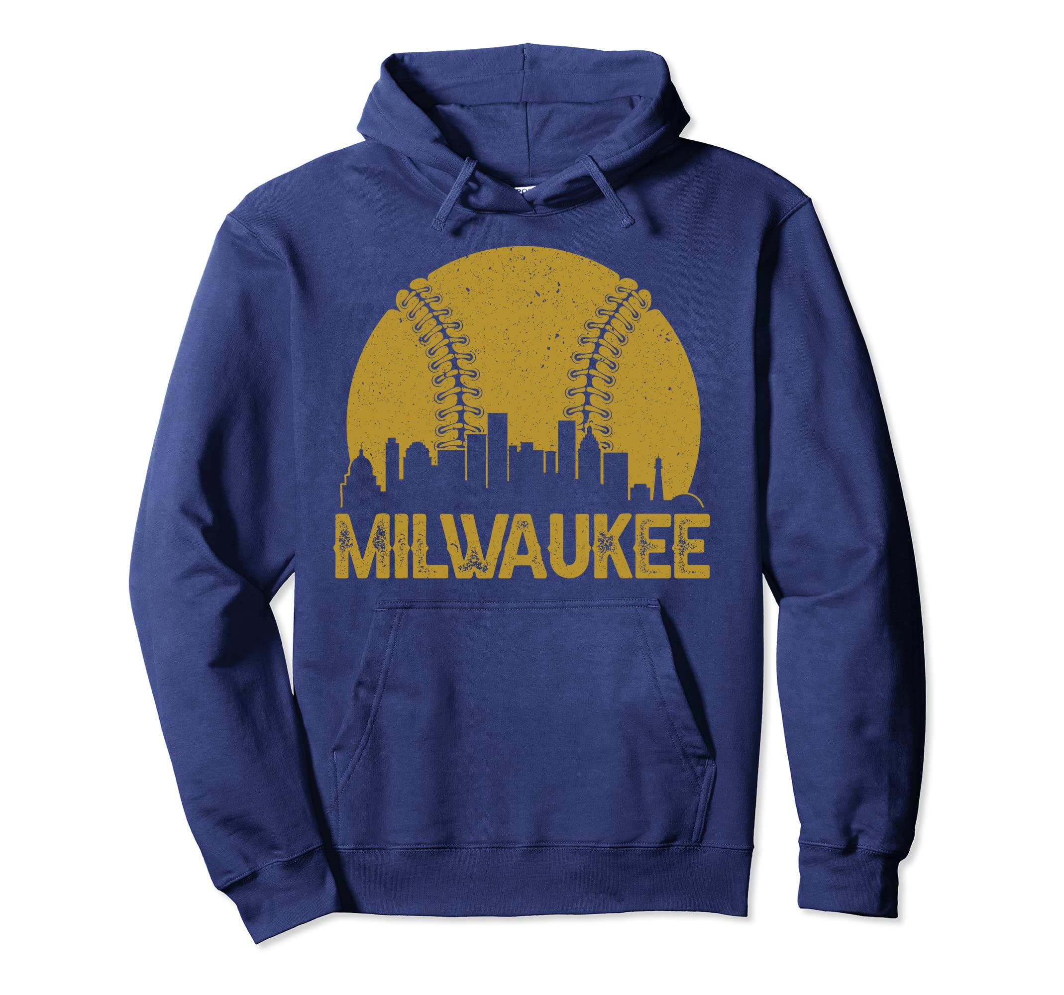 Milwaukee Baseball Fan Pullover Hoodie