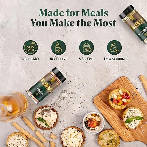 Miniatura 5 de Wild Origins Caja de regalo para condimentos multiusos, paquete de 4, sin OMG, mezclas de especias, ingredientes auténticos, esenciales de cocina,