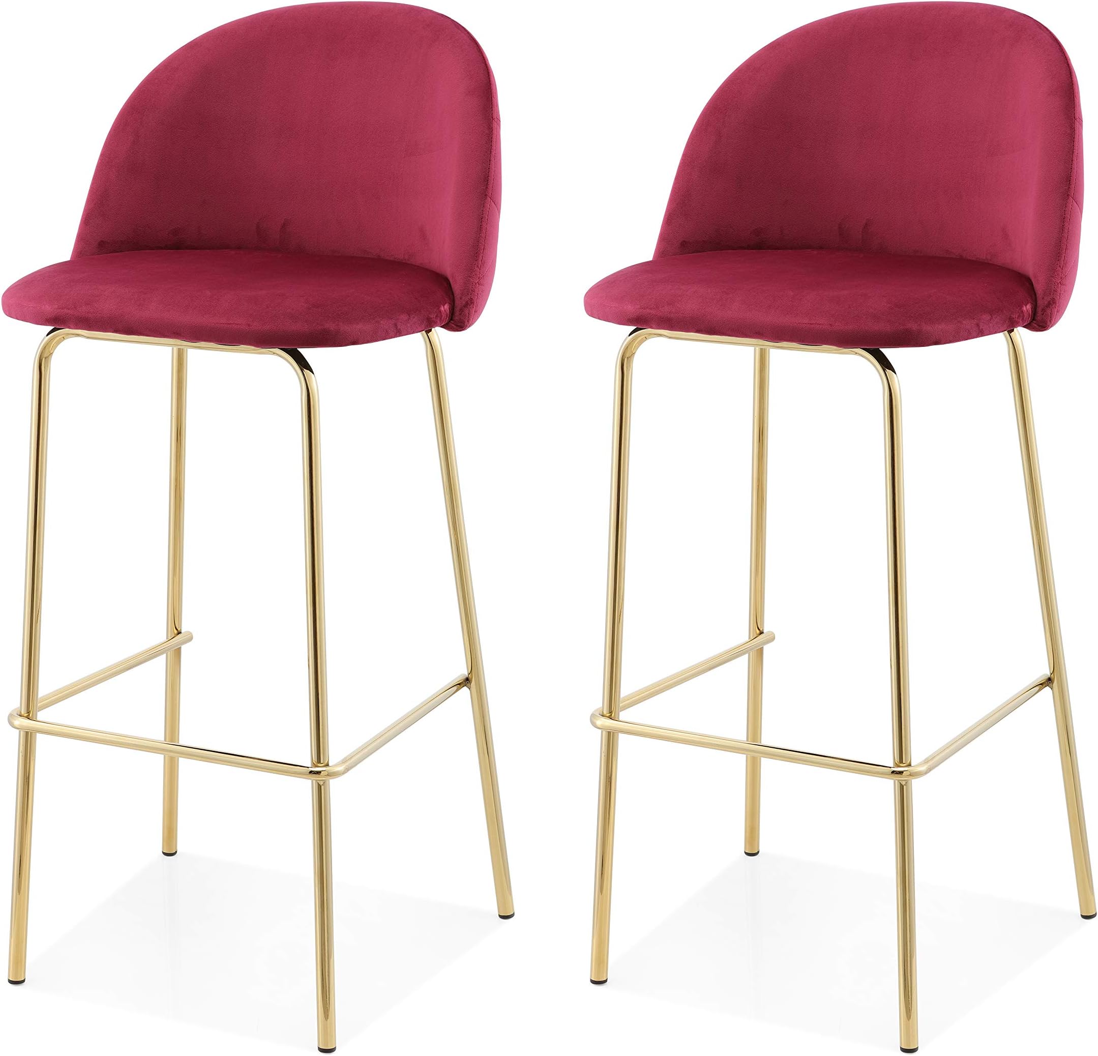 Counter Height Stools, Dark Red